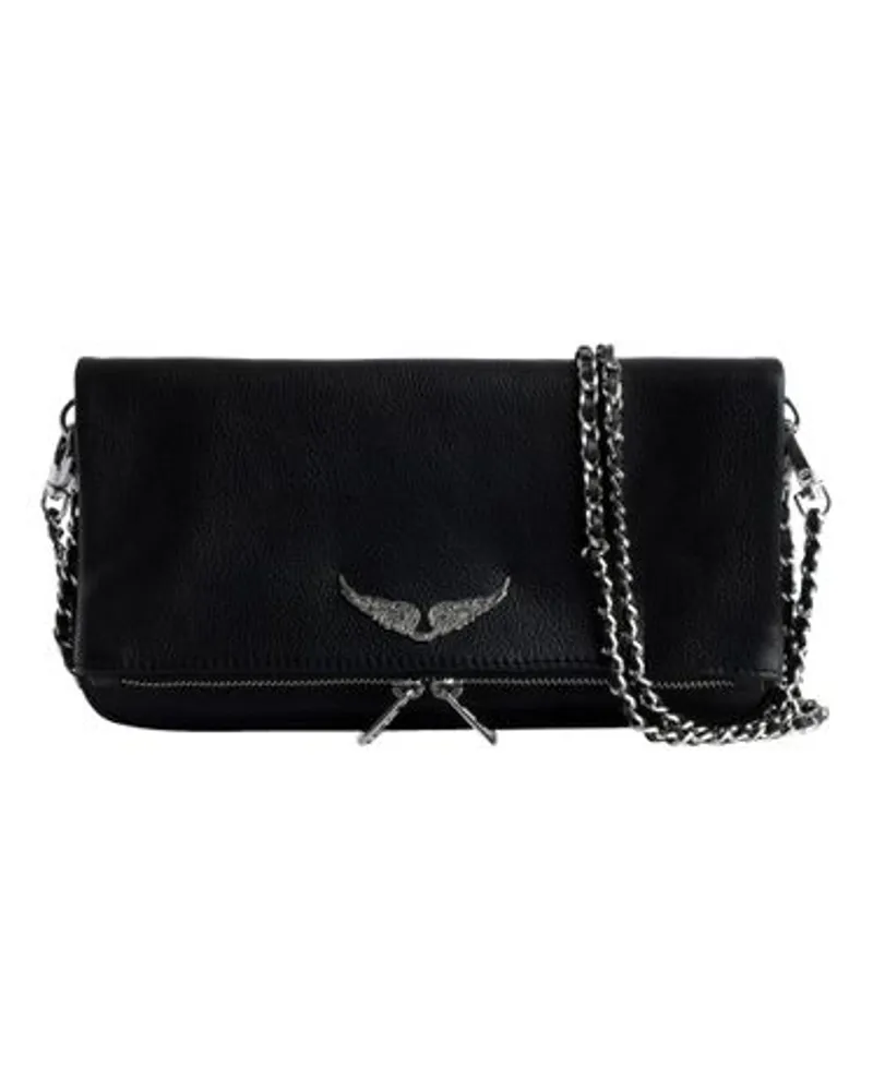 Zadig & Voltaire Clutch Rock Black