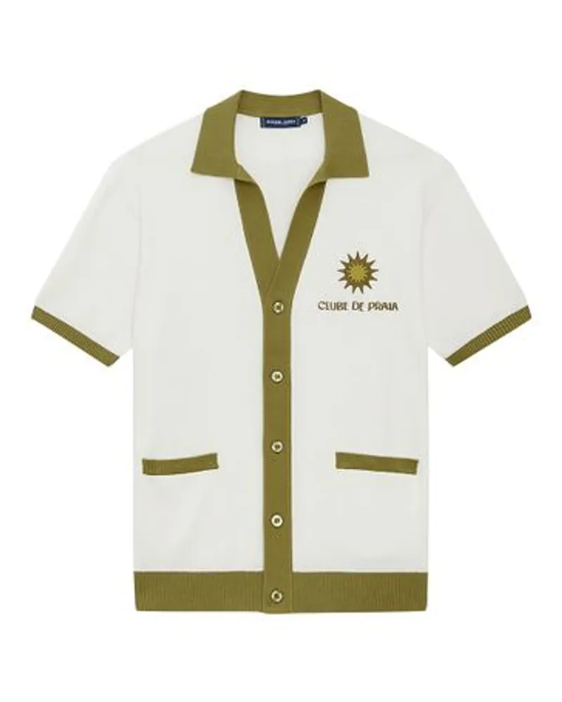 Frescobol Carioca Cardigan Romero Clube de Praia Green