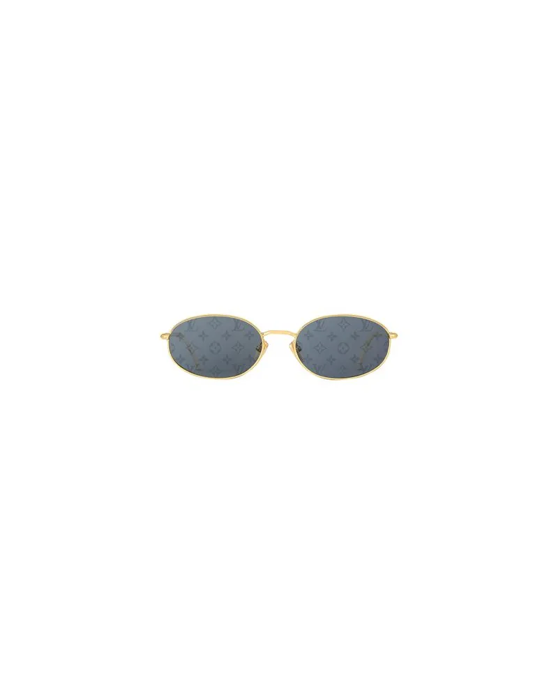 Louis Vuitton LV Bright Oval Sunglasses Gold