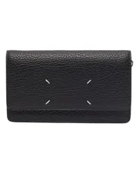 Maison Margiela Brieftasche  Medium Four stitches Black