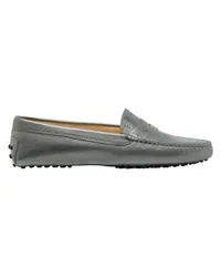 TOD'S Mokassins Gommini Silver