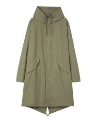 Jil Sander Parka mit logo Green