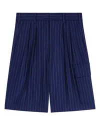 Maje Gestreifte Bermudashorts Blue