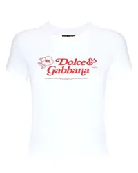 Dolce & Gabbana Jersey-T-Shirt White