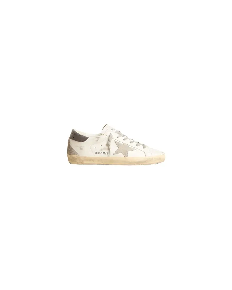 Golden Goose Sneakers mit Sternenprint Super-star White