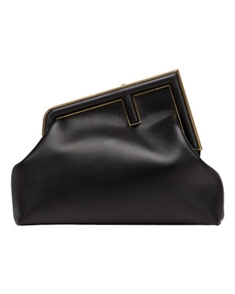 Fendi Fendi First Mittel Tasche Black