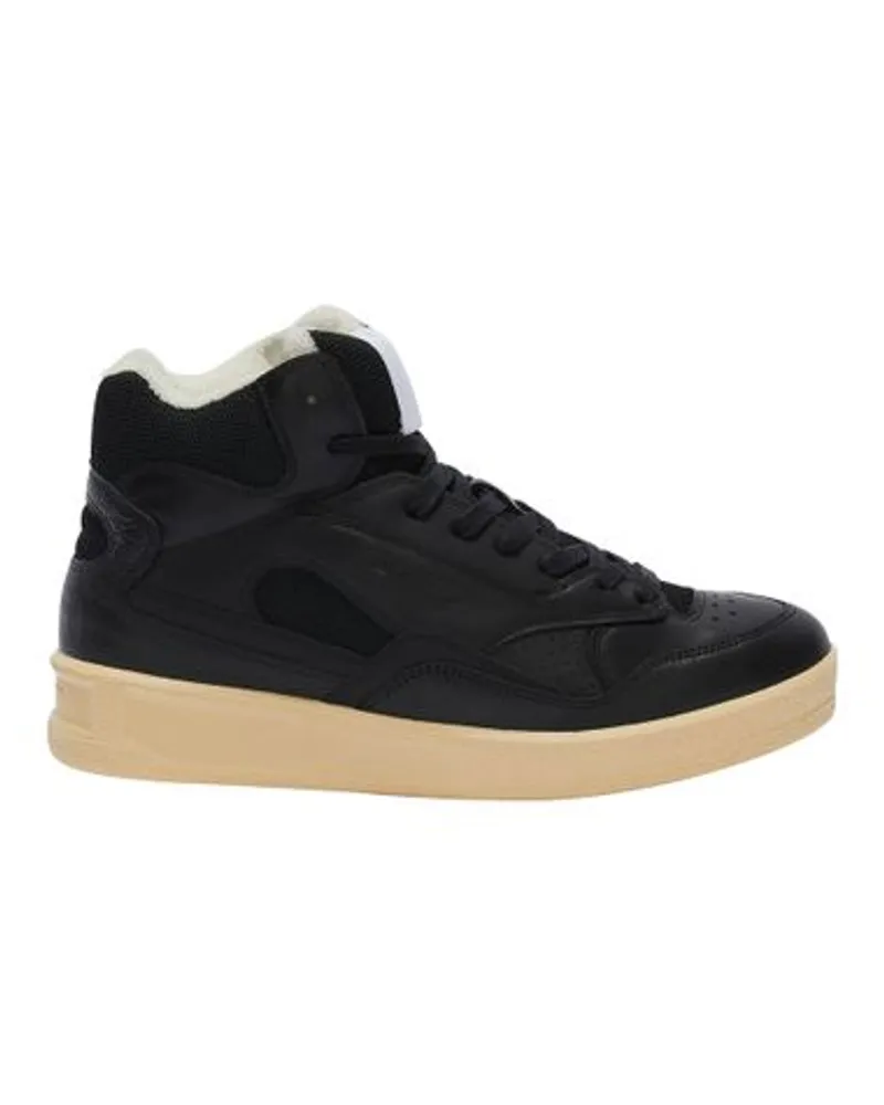 Jil Sander Hohe sneakers Black