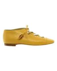 Inès de la Fressange Richelieu-Schuhe mit Cut-outs Yellow