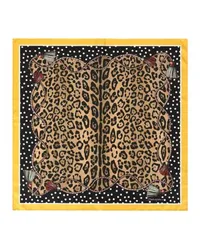 Dolce & Gabbana Twilltuch (70 x 70) mit Leopardenmotiv Multicolor