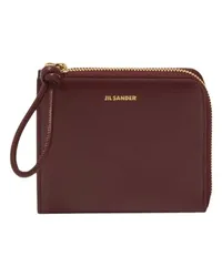 Jil Sander Karten-Brieftasche Red