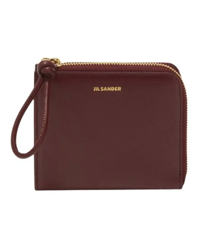 Jil Sander Karten-Brieftasche Red