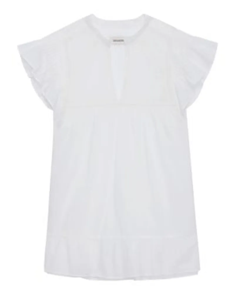 Zadig & Voltaire Top Tolded White