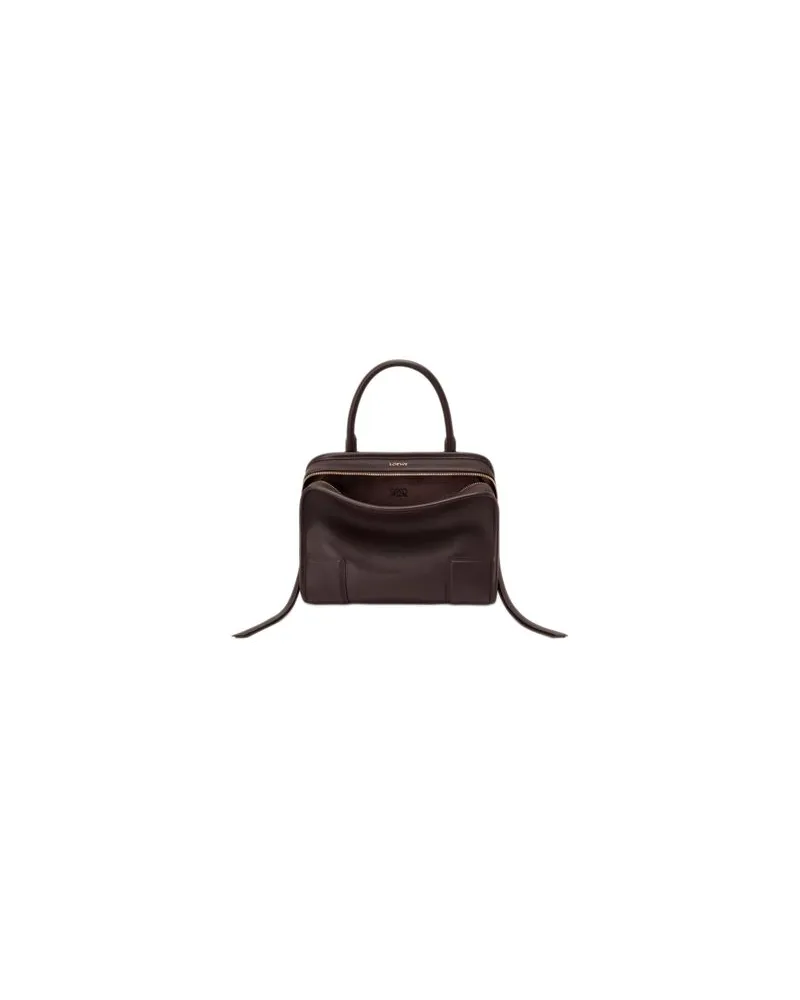 Loewe Kleine Tasche Amazona 180 aus weichem Kalbsleder Brown