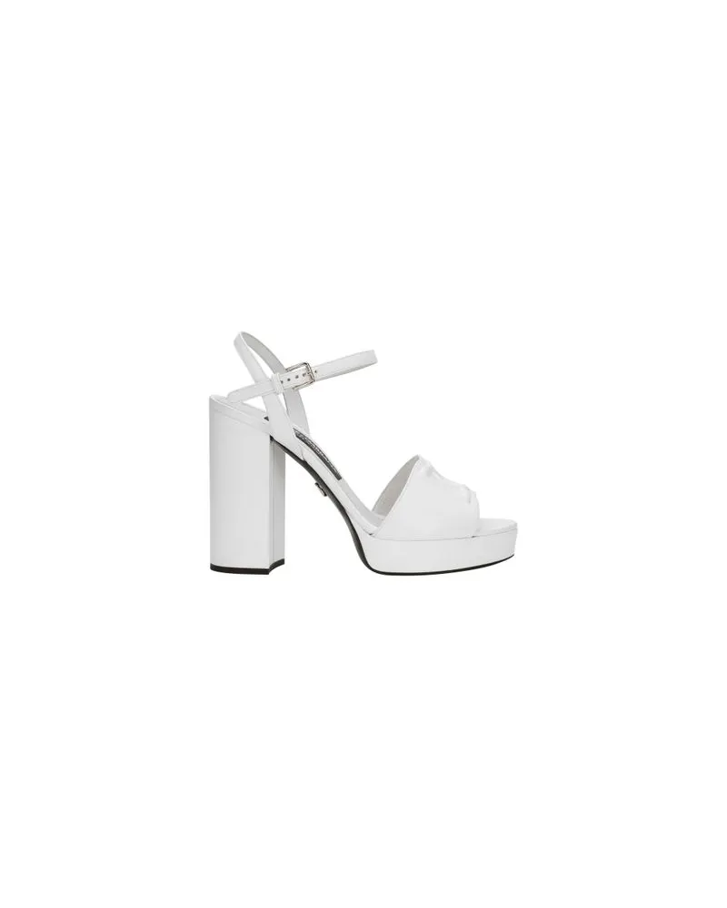 Dolce & Gabbana Plateau-Sandaletten White