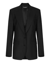 Dolce & Gabbana Einreihige Jacke Black