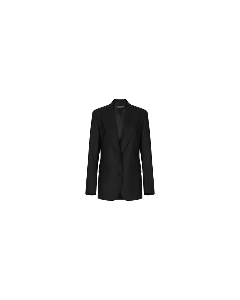 Dolce & Gabbana Einreihige Jacke Black