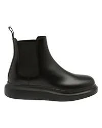 Alexander McQueen Oversize-Stiefeletten Black