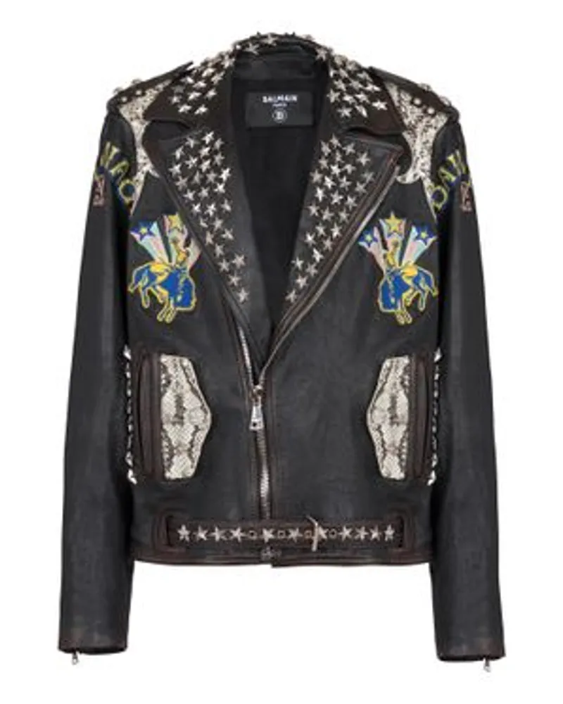 Balmain Bikerjacke Balmain Western Black