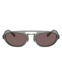 Brunello Cucinelli Ovale Sonnenbrille Grey