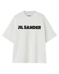 Jil Sander Oversize-t-shirt mit logo White