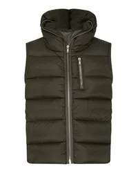 Rick Owens Ärmellose Daunenjacke Green