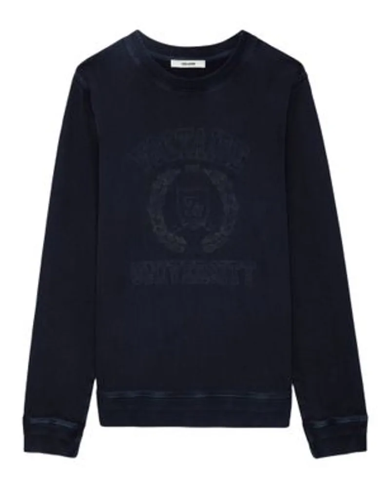 Zadig & Voltaire Sweatshirt Stony Blason Blue