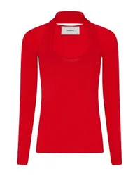 COPERNI Langärmeliges Strick-Top mit Cut-outs Red