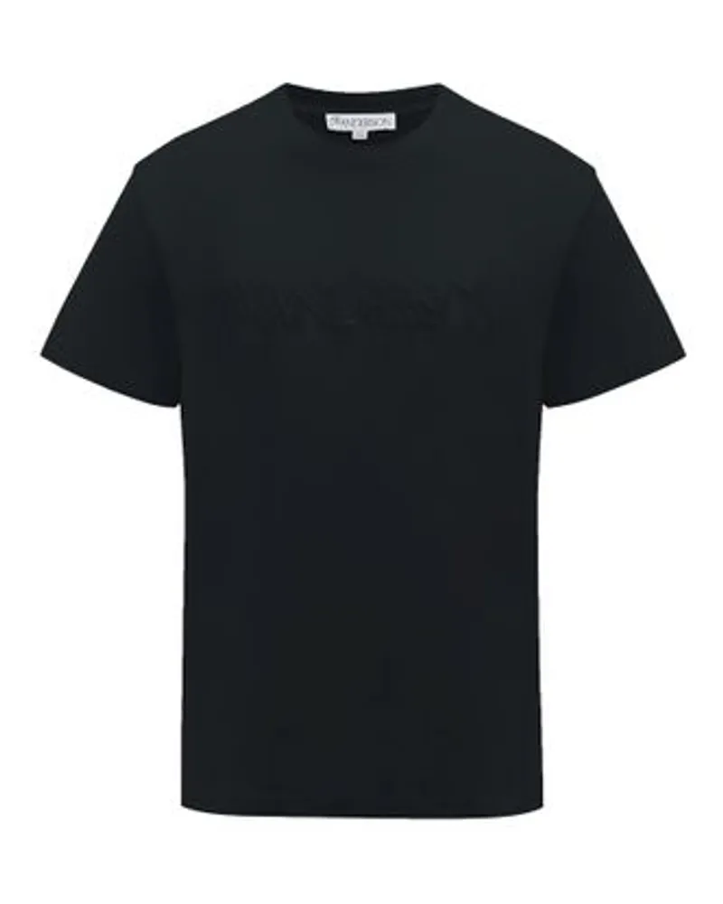 J.W.Anderson T-Shirt mit Logo-Stickerei Black