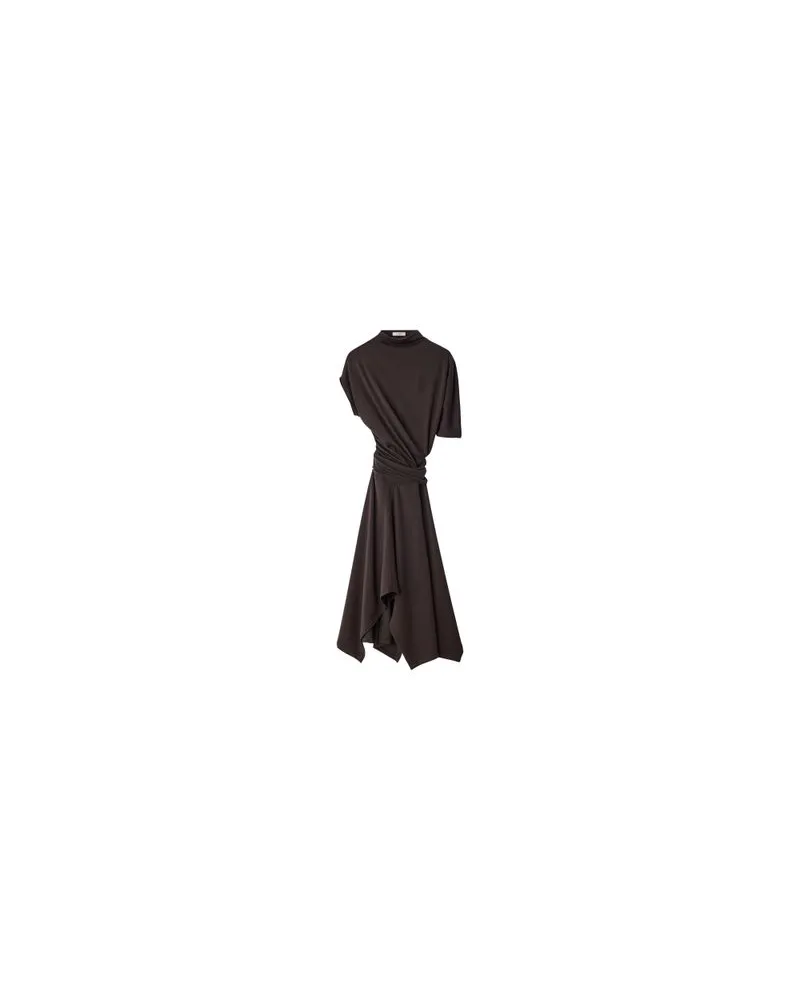 Christophe Lemaire Kleid mit verdrehter Optik Black