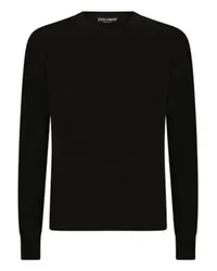 Dolce & Gabbana Pullover mit Rundhalsausschnitt Black