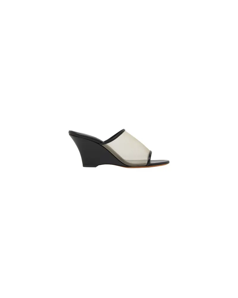 KHAITE Mules mit Keilabsatz Marion Black