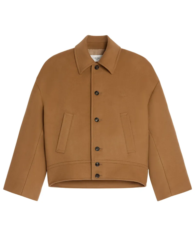 Celine Doubleface-jacke aus wolle und kaschmir 