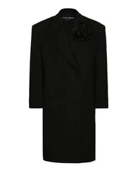 Dolce & Gabbana Oversize-Mantel Black