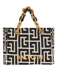 Balmain Kleine Cabas-Tasche 1945 Soft Black