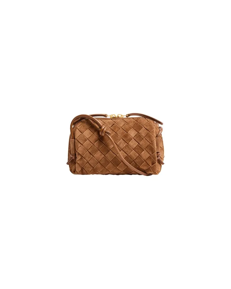 Bottega Veneta Lange Clutch mit Henkel Andiamo Yellow