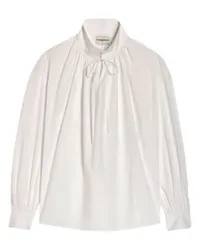 Claudie Pierlot Popeline-Hemdbluse White