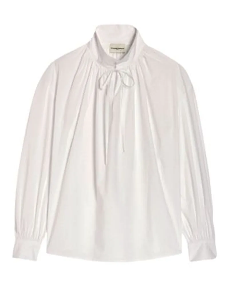 Claudie Pierlot Popeline-Hemdbluse White