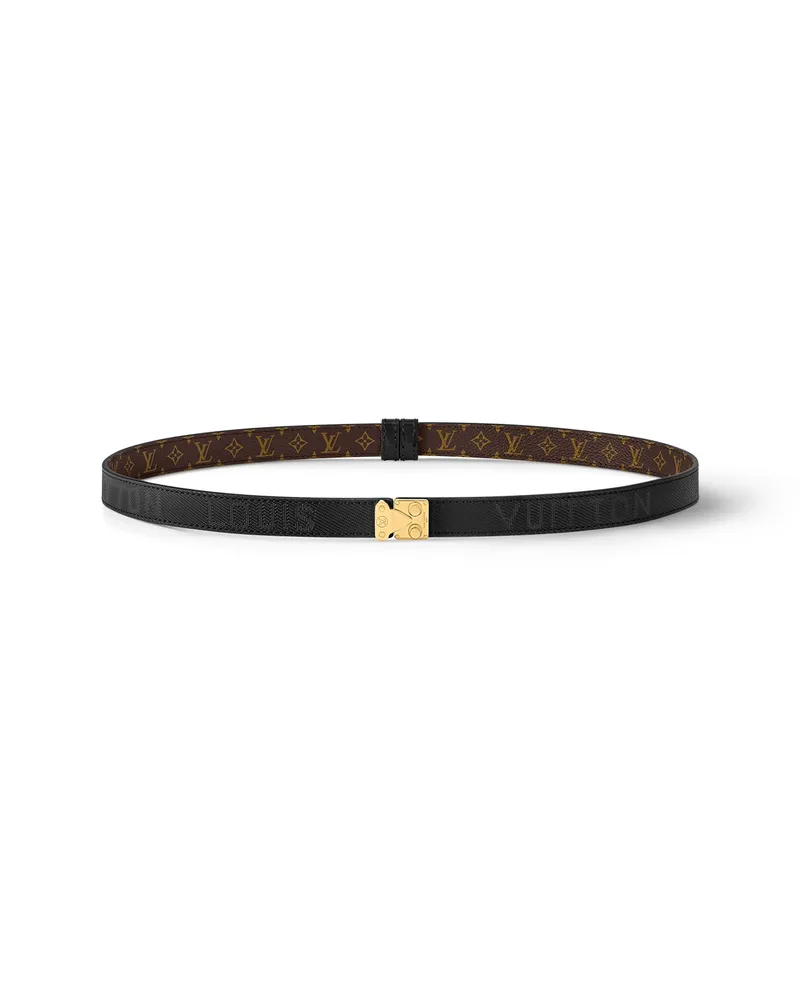Louis Vuitton Serrures Gürtel 20 mm Black