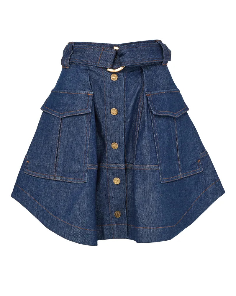 Zimmermann Cargo-Denim-Minirock 