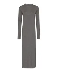 Totême Langärmeliges Maxikleid Grey