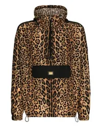 Dolce & Gabbana Jacke mit Kapuze Multicolor