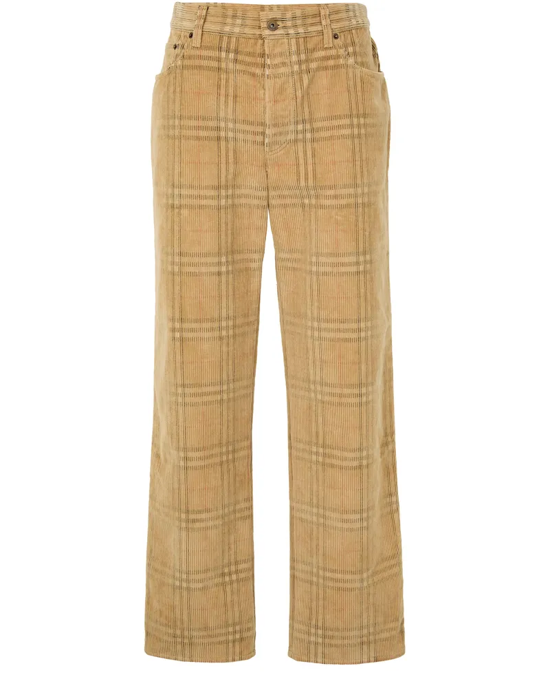 Burberry Baumwollhose Check 