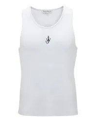 J.W.Anderson Tanktop mit gesticktem Anker-Logo White