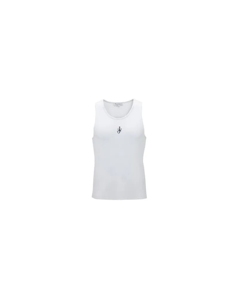 J.W.Anderson Tanktop Mit Gesticktem Anker Logo White