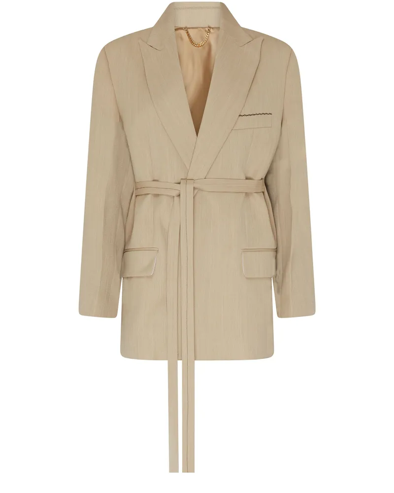 Victoria Beckham Jacke mit Gürtel 