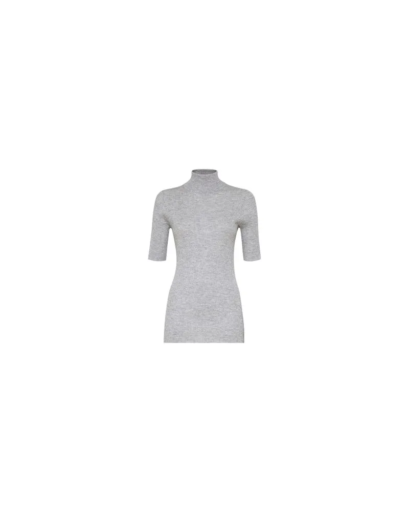 Brunello Cucinelli Rollkragenpullover Strickwaren Grey