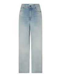 Chloé Weite Jeans mit Washed-Effekt Blue