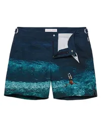 Orlebar Brown Badeshorts Bulldog Photographic Navy