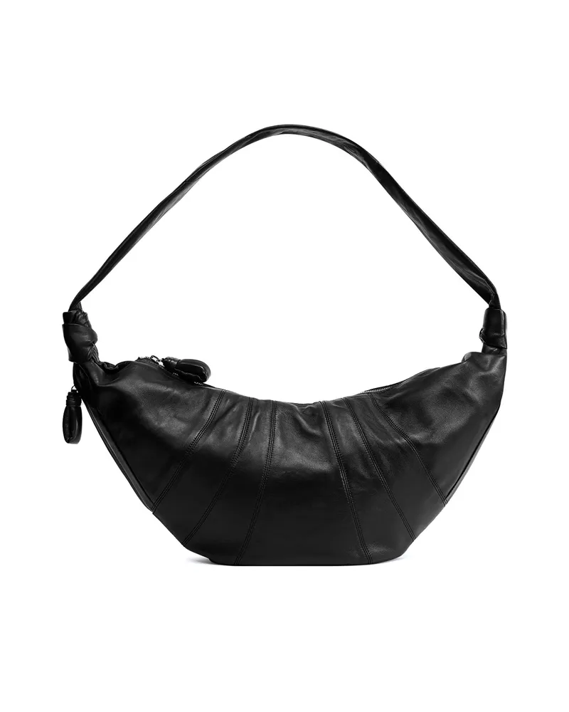 Christophe Lemaire Große Tasche aus Glattleder Croissant 