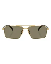 Prada Sonnenbrille Rectangle Gold